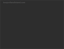 Tablet Screenshot of bonjovifansfinland.com